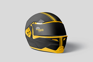 Helmet Mockups, a Product Mockup by GfxFoundry