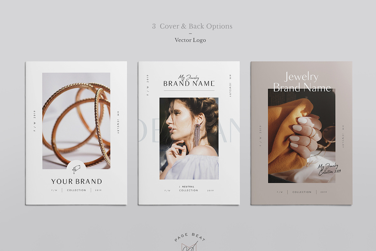A5 Jewelry Fashion Lookbook Catalog, a Brochure Template by PageBeat (Photo 2 of 8)