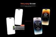 iPhone 14 PRO Animated Video Mockups, an iPhone Mockup by Mocku (Thumbnail 4 of 9)