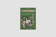 A4 Poster Mockups, an Advertising Mockup by graphiccrew (Thumbnail 8 of 16)