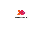 Digifish Logo, a Branding & Logo Template by Brahmma (Thumbnail 2 of 2)