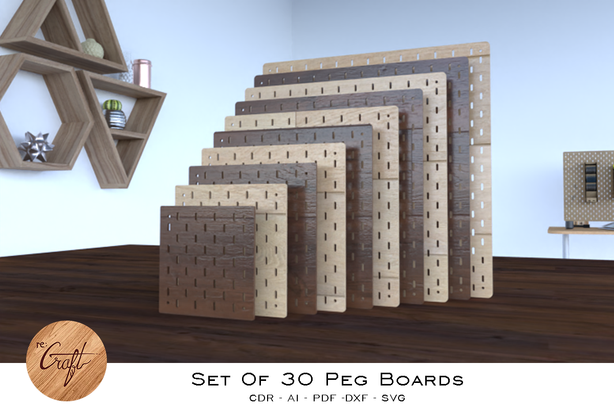 Set Of 30 Peg Boards, a Templates & Theme by StanleyTirtoutomo (Photo 9 of 12)