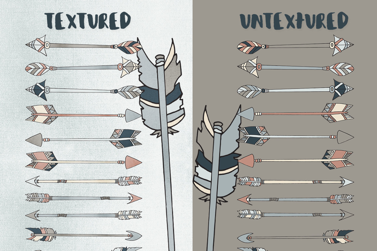 Hand Illustrated Tribal Arrows, an Illustration by Jodi Van der Kruik (Photo 2 of 5)