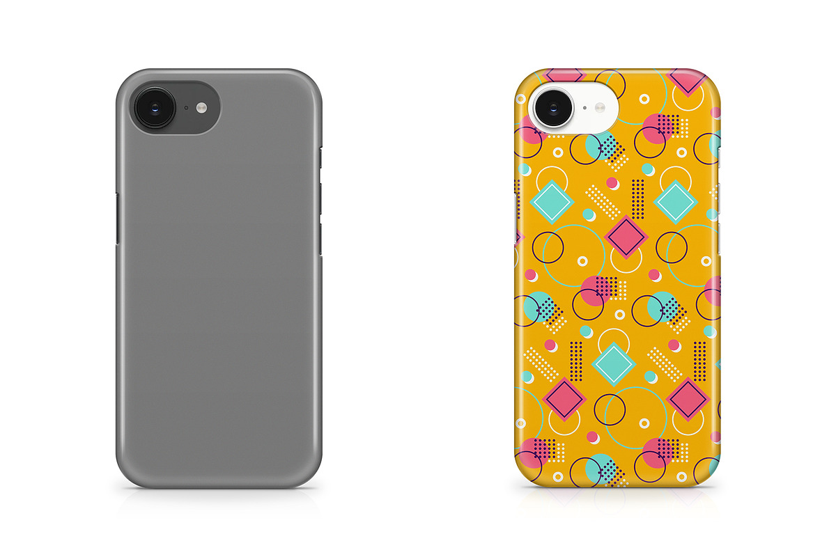 iPhone 16e 3d Phone Case Mockup, a Product Mockup by Designbuys (Photo 1 of 2)