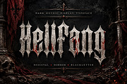 Hellfang, a Blackletter Font by Wow Magic (Thumbnail 1 of 7)