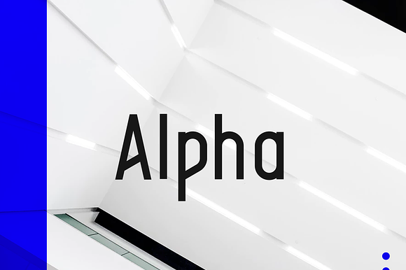 Alpha Typeface | 4 Styles preview 6