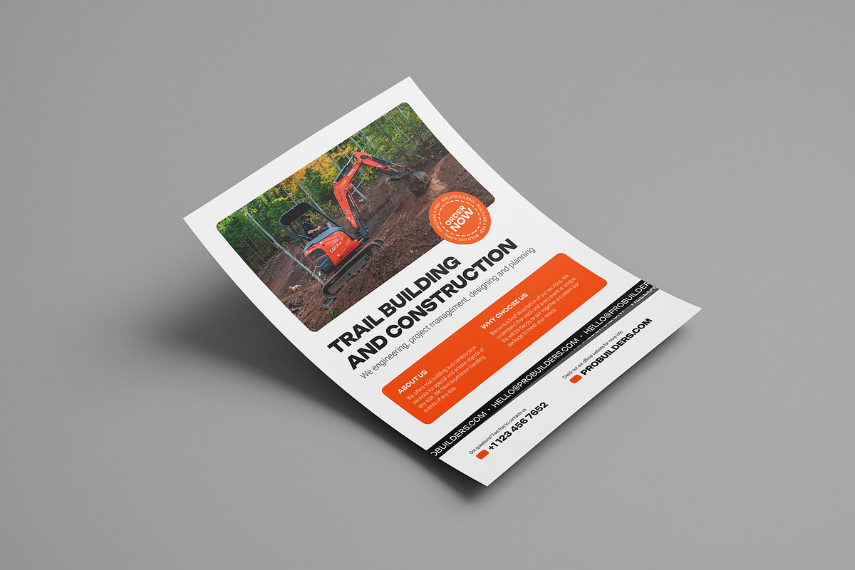 Trail Building & Construction Flyer preview 2