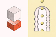 Geometric & Abstract Illustrations, an Object Graphic by Paulina Sara Design (Thumbnail 10 of 17)