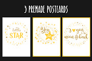 Stars, moon and backgrounds, an Illustration by Lina_Lisichka (Thumbnail 9 of 10)