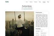 MiNML - Clean & Minimal PSD Template, an UI Kit Template by Saif71 - Shop (Thumbnail 13 of 19)