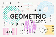 200 Geometric Shapes Vector Design, a Pattern Graphic by craftlove (Thumbnail 1 of 9)