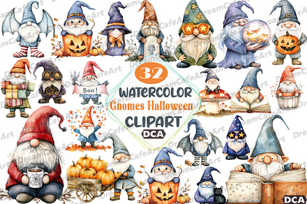 Gnomes Halloween Merry