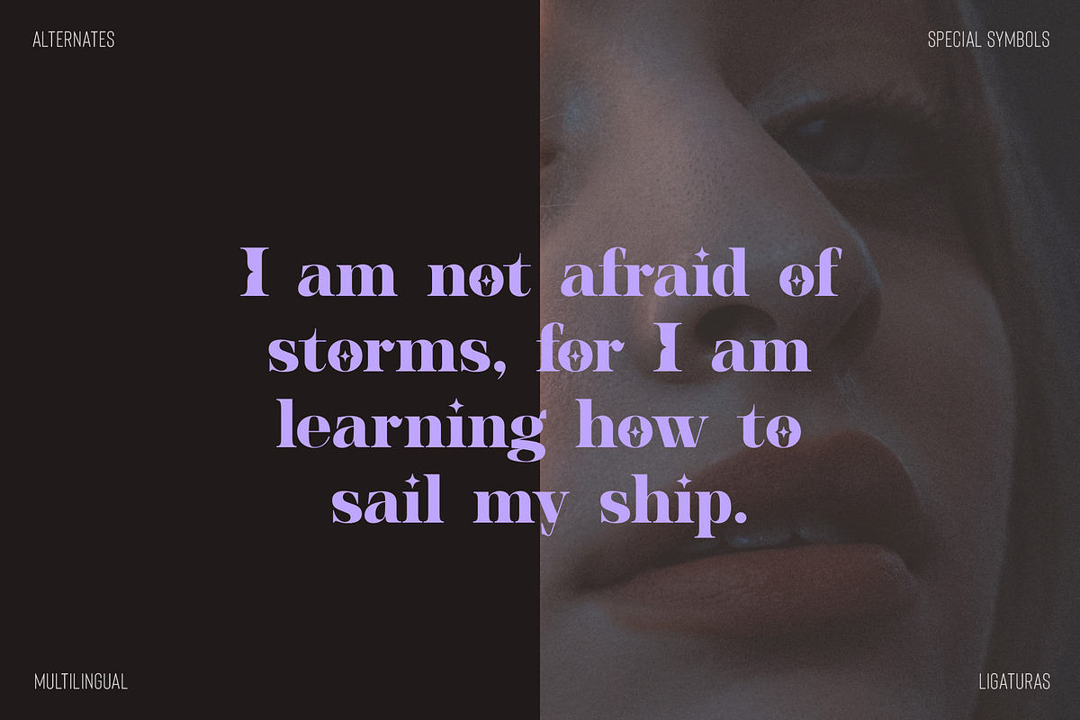 Ad Astra - Graceful Serif Font, a Serif Font by Darumo Shop (Photo 2 of 10)