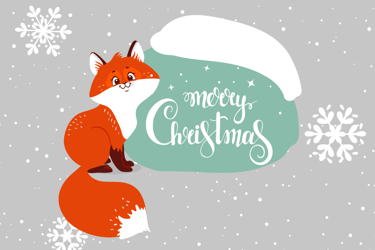 Winter sticker, an Animal Illustration by JulianArt (Photo 6 of 8)