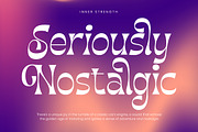 Morgai Retan Psychedelic Serif, a Serif Font by timelesstype.co (Thumbnail 8 of 20)