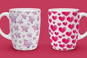 6 Watercolor Shapes and Patterns, a Pattern Graphic by Swathi Kirthyvasan (Thumbnail 3 of 6)