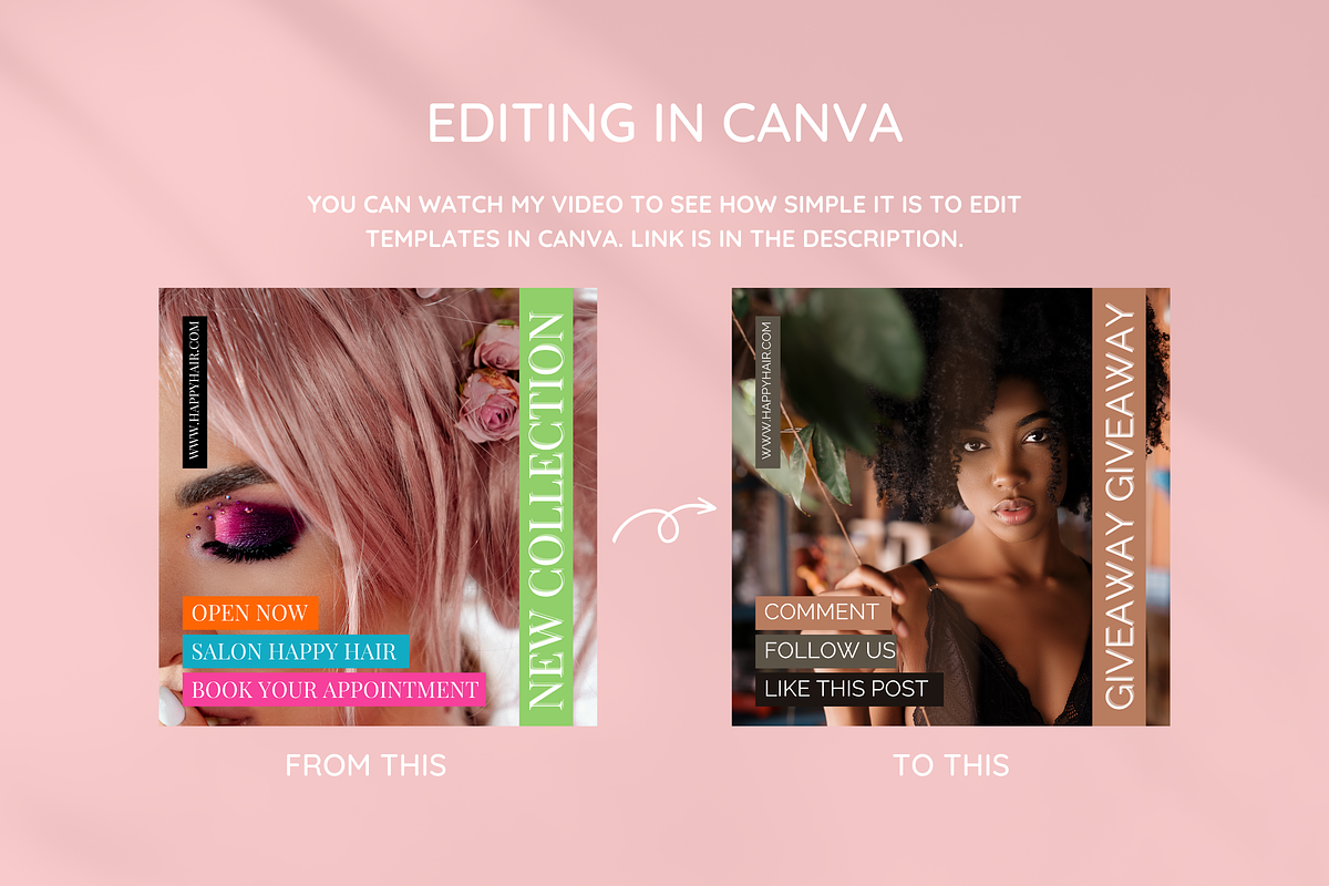 Pastel Link in Bio Template, a Landing Page Template by SunshineStudioBoutique (Photo 6 of 9)