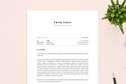Water Color CV-Resume Tempalate *C, a Resume Template by Showy68 Template (Thumbnail 2 of 3)