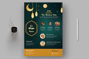 Iftar Weekend Discount Event, a Flyer Template by MightyDesign