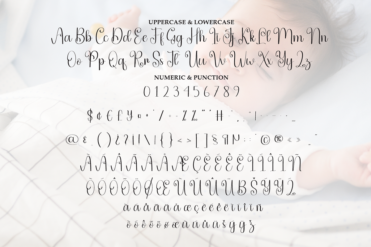 Babycute | Script Font, a Handwritten Font by Scratchones (Photo 7 of 9)