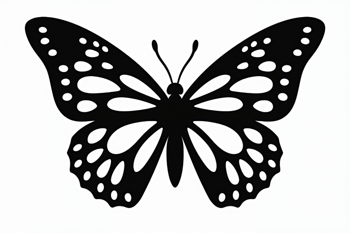 butterfly laser cut design, an Illustration by Creativeshirt (Photo 8 of 13)