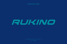 Rukino - Modern Display Typeface