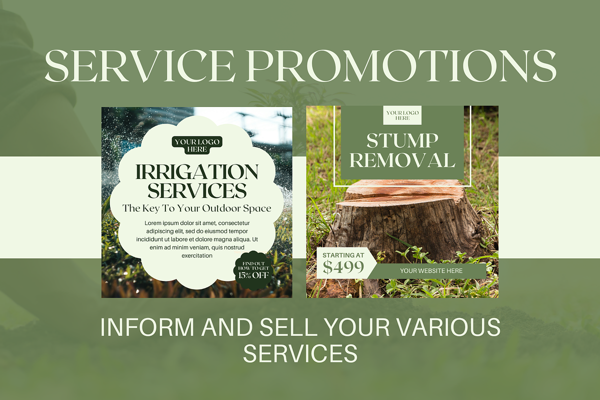 Landscaping Social Media Marketing, a Social Media Template by ShayMadeWhat (Photo 5 of 6)