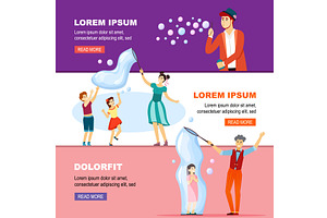 soap bubble show. soap bubbles, a Sport Illustration by Multigon