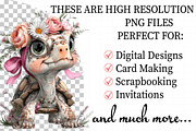 Tiny Turtle with Pink Bow Clipart, an Illustration by Daily.Designs (Thumbnail 2 of 6)