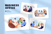 Office work, business communication, a Work Illustration by PaperTrident (Thumbnail 1 of 6)