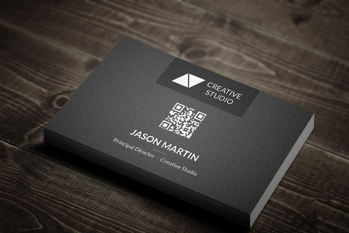 Metro Dark Corporate Business Card, a Business Card Template by bouncy (Photo 4 of 4)
