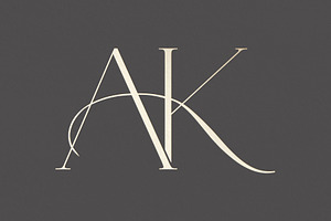 AK Monogram Logo