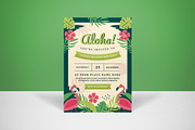 Summer Birthday Invitation, an Invitation Template by graphicook (Thumbnail 3 of 3)