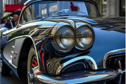 Classic car elegance on display, a Transportation Photo by Ylivdesign