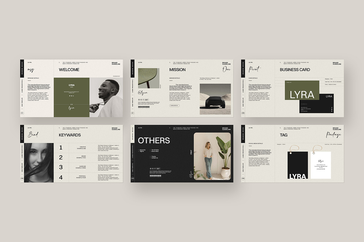 Lyra | Brand Guidelines, a Presentation Template by slidestock55 (Photo 13 of 17)