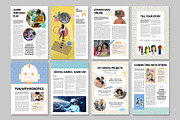 Digital School Magazine Template, a Magazine Template by BrandPacks (Thumbnail 3 of 5)