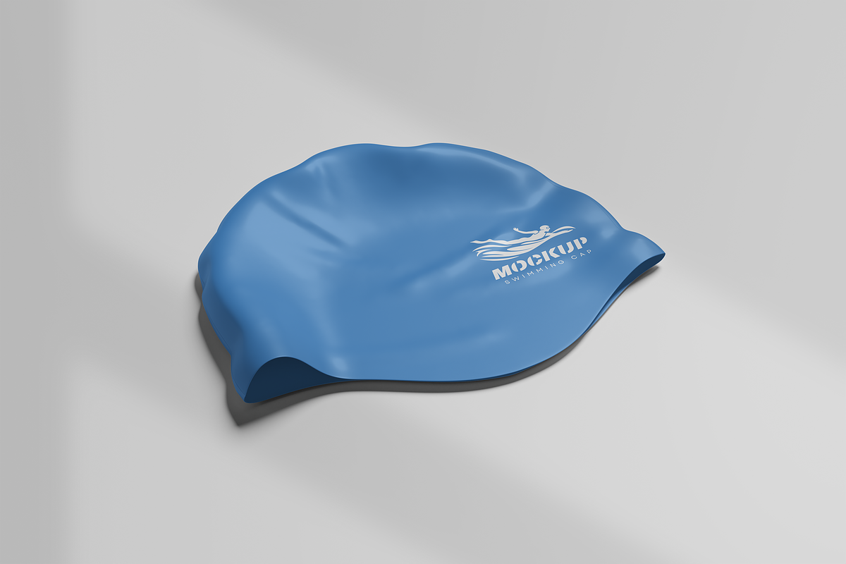 Swim Cap Mockup, an Advertising Mockup by xavier_studio (Photo 2 of 5)