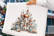 whimsical summer sandcastle clipart, an Illustration by GatewayDesign (Thumbnail 6 of 7)