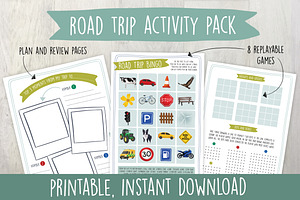 Road Trip Activity Pages - Download