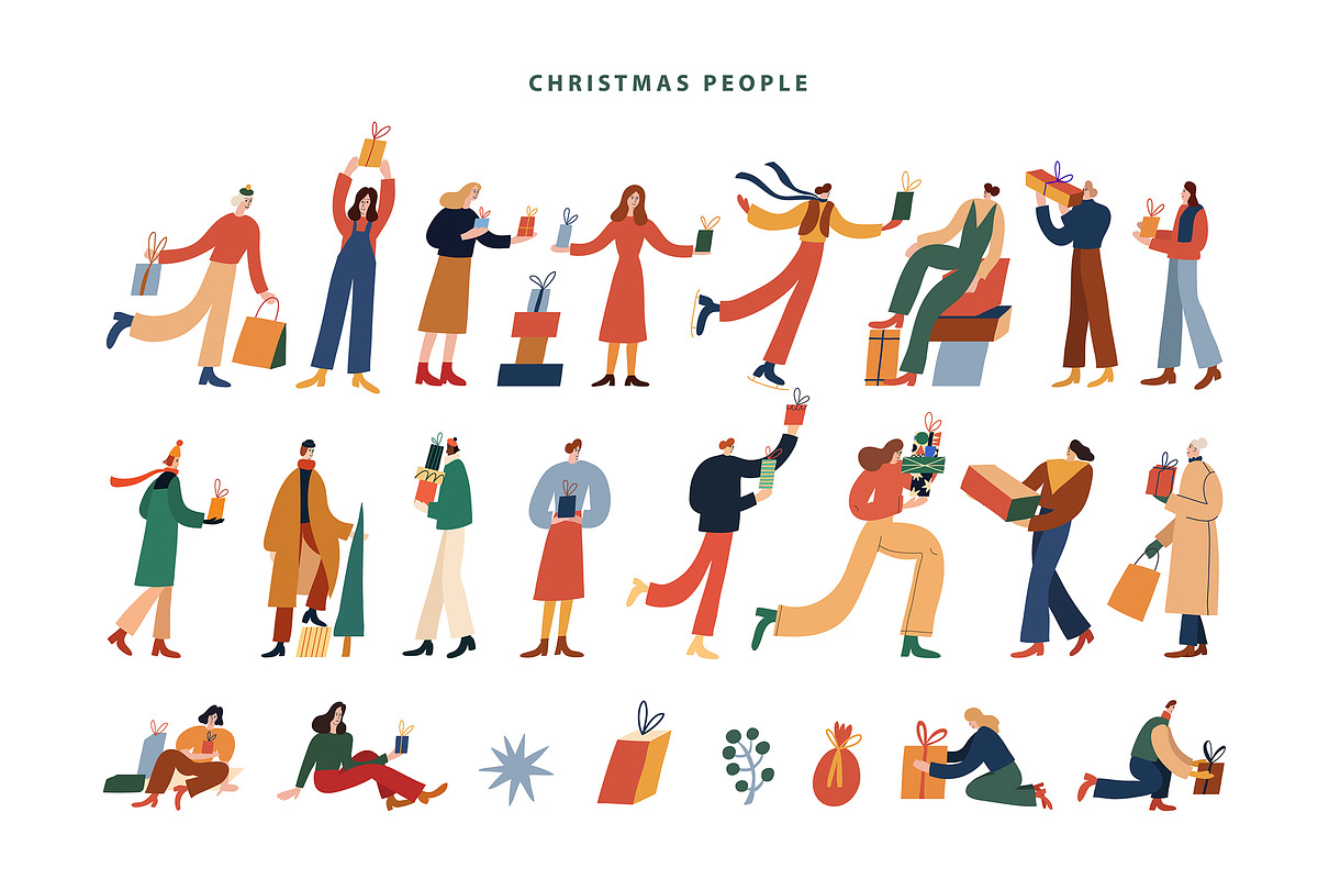 Hand Drawn Christmas Collection, an Object Graphic by Anny (Photo 5 of 17)