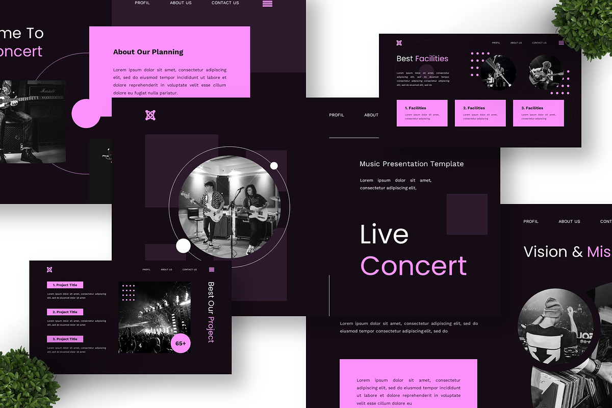 Live Concert - Music Powerpoint preview 6