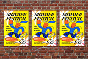 Yellow Summer Festival Flyer Set, a Flyer Template by Aiyari Graphic (Thumbnail 3 of 3)