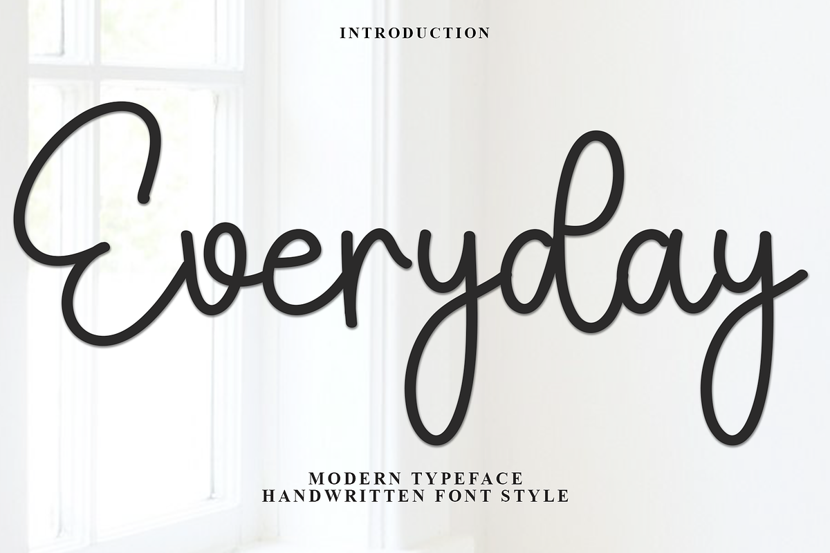 Everyday, a Handwritten Font by FreshTypeINK (Photo 1 of 7)