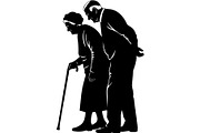 Black Silhouette Hope,Religion Set, a Person Illustration by Designer_Momina (Thumbnail 32 of 51)