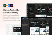 Amora - Fashion E-commerce Website, an UI Kit Template by Agensip Design Agency (Thumbnail 6 of 10)