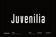 Juvenilia - Geometric Font Family, a Sans Serif Font by alpercakici (Thumbnail 1 of 18)