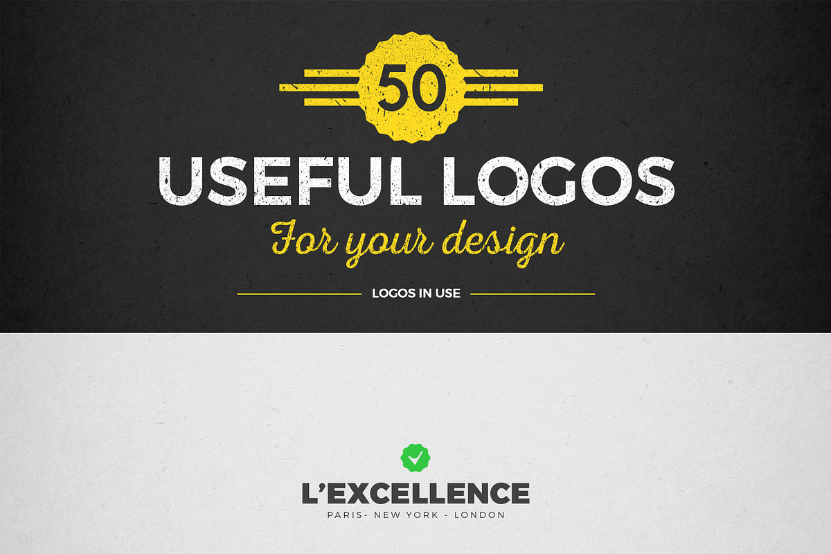 50 USEFUL LOGOS, a Branding & Logo Template by Adrien_Coquet (Photo 3 of 3)