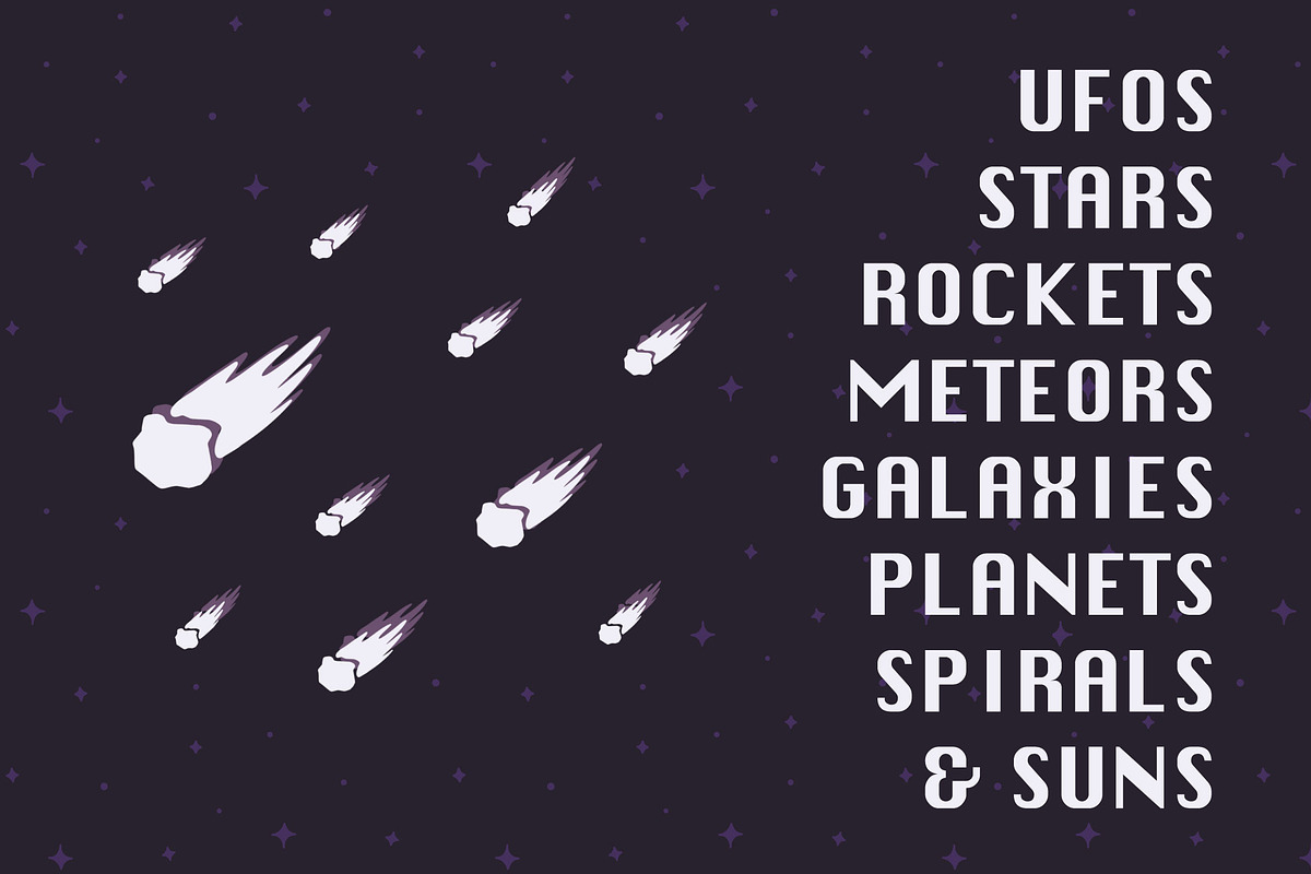 Galactic Brush Stamps - Procreate, a Brush Add-On by VisualTimmy (Photo 2 of 4)