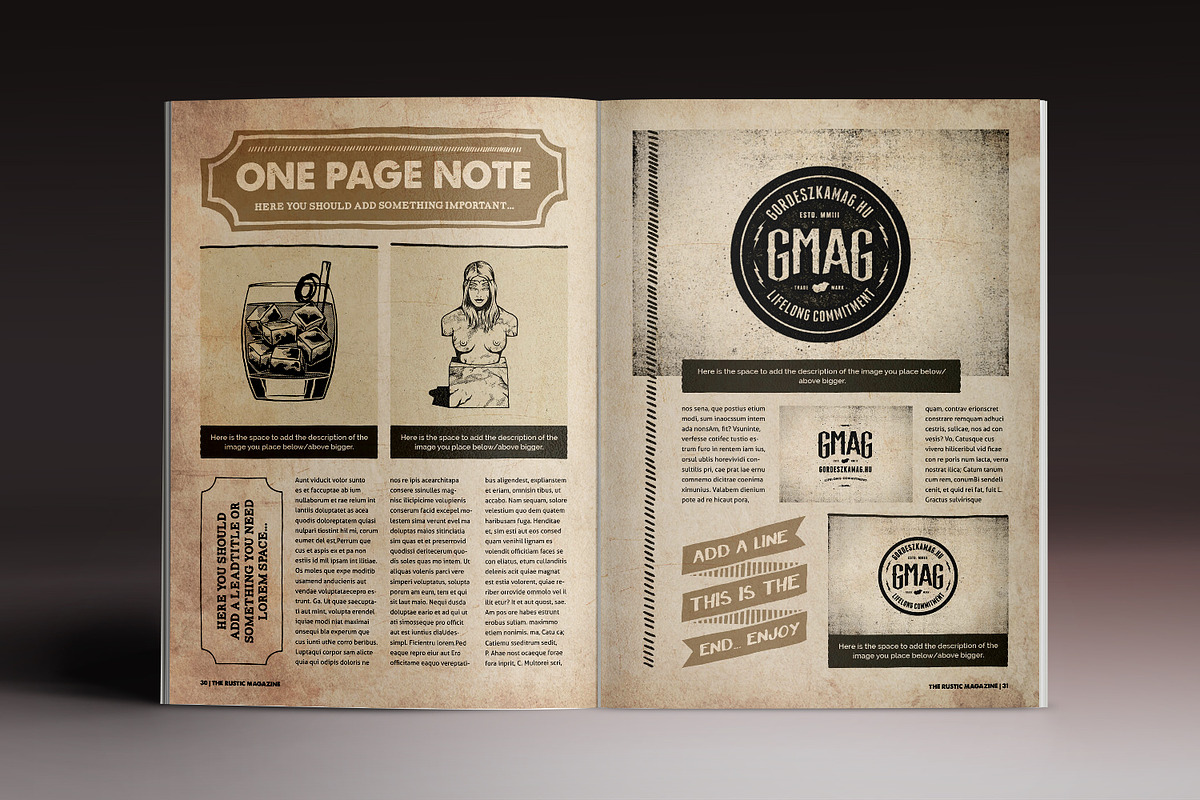 The Rustic MGZ, a Magazine Template by Luuqas Design (Photo 14 of 15)