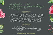 Esteban Script, a Script Font by JROH Creative (Thumbnail 10 of 11)